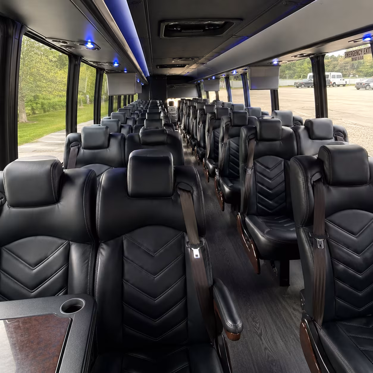 28 passenger minibus inside