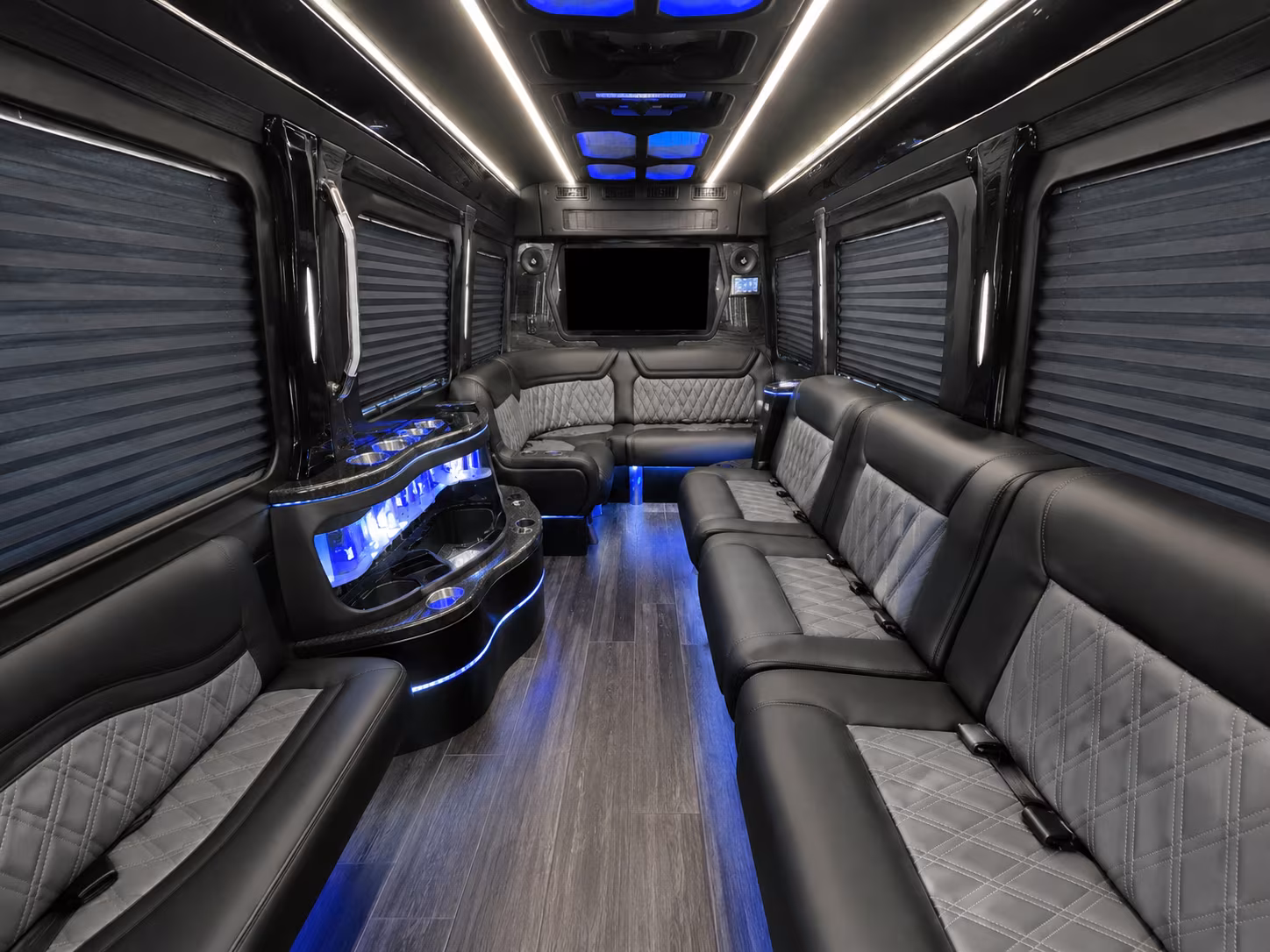 wyoming 30 passenger party bus interior