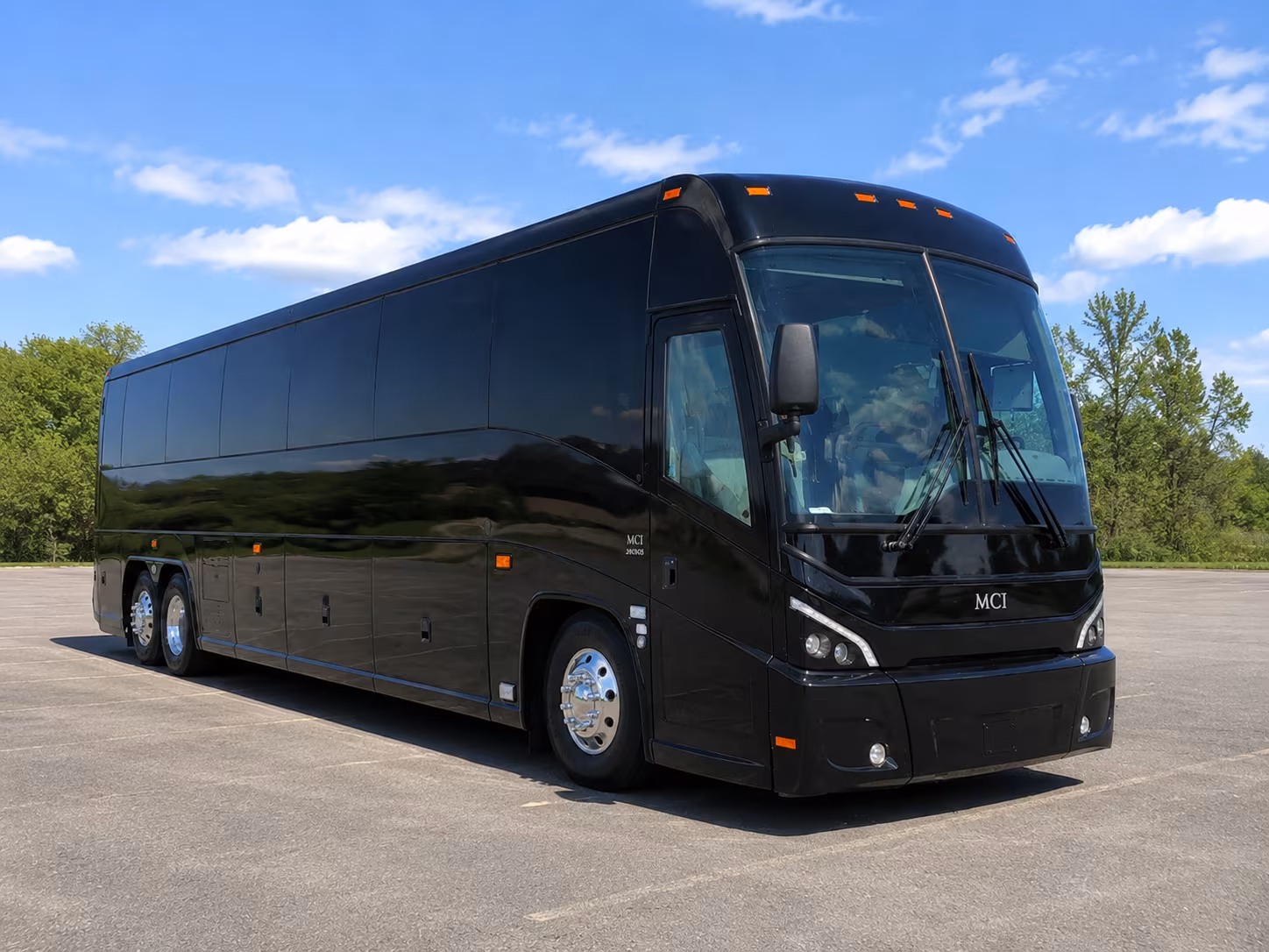 wyoming charter bus services exterior