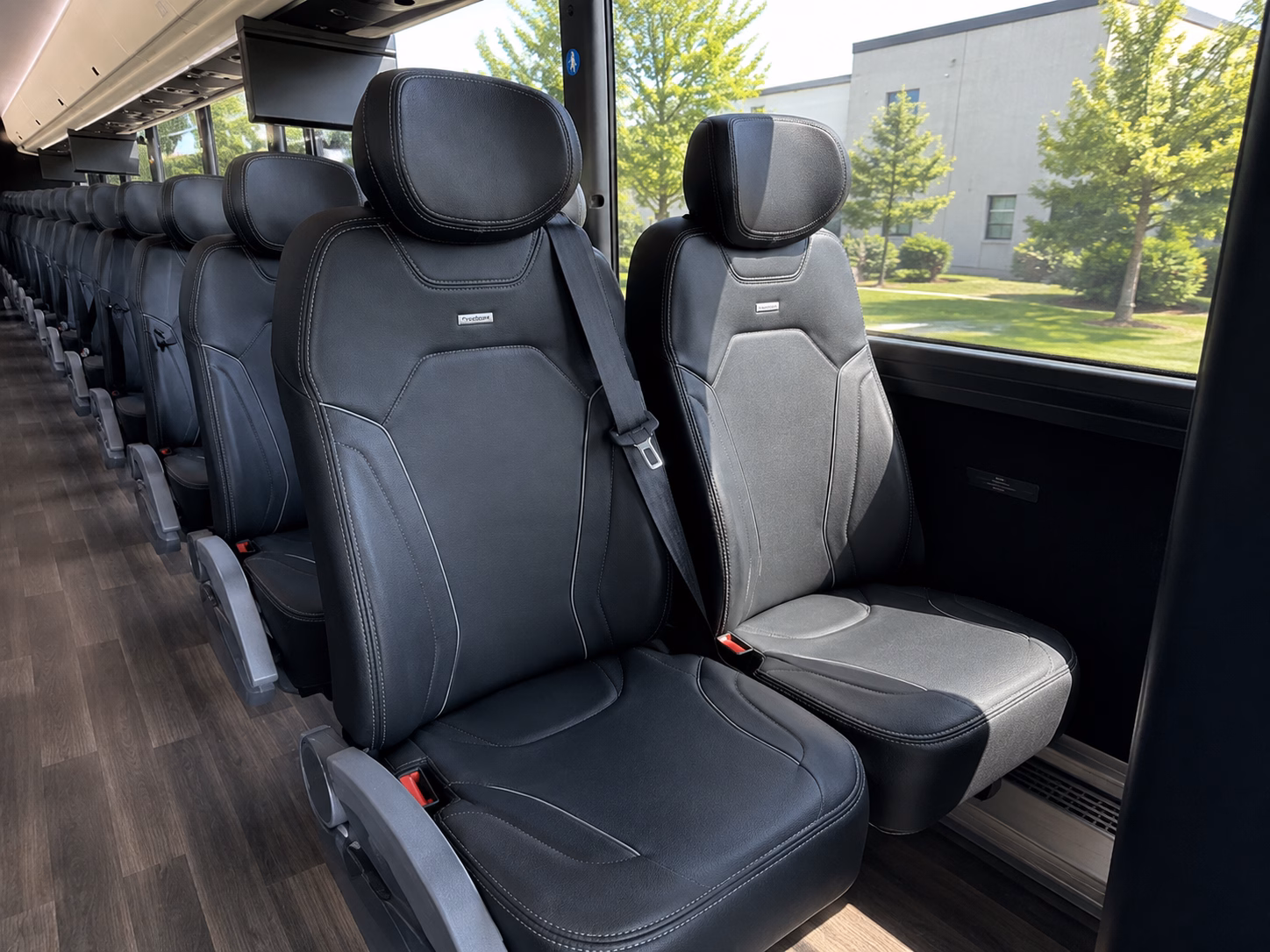 wyoming charter bus services interior