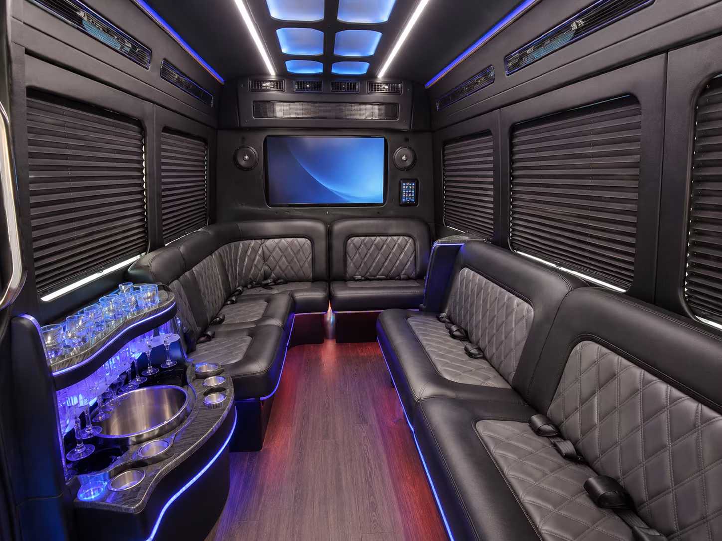 wyoming party bus interior